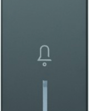 Бутон за ключ 1M символ звънец TEM MODUL Черен Мат TEM MODUL механизми