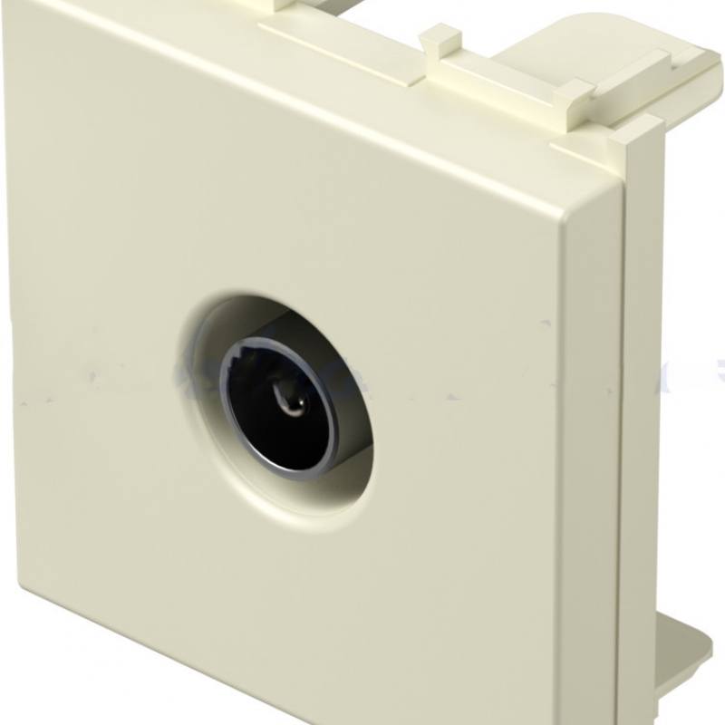TV розетка 2M 0dB TEM MODUL Крем TEM MODUL механизми