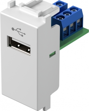 Розетка USB за пренос на данни 1M TEM MODUL Бял TEM MODUL механизми