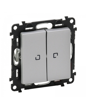 Сериен ключ с подсветка LED 0.15mA Valena Life Алуминий Valena Life Legrand контакти и ключове