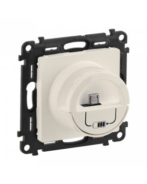 Микро USB зарядна станция, двойна 1500mA 5V Valena Life Крем Valena Life Legrand контакти и ключове