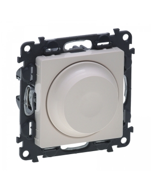 Ротационен димер LED /5-75W/, Елек/фер. Траф./5-300VA/, 230V /5-300W/ Valena Life Крем Valena Life Legrand контакти и ключове