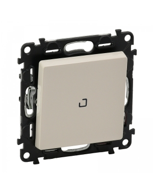Девиаторен ключ с подсветка LED 0.15mA Valena Life Крем Valena Life Legrand контакти и ключове