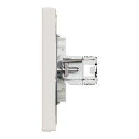 Компютърна розетка RJ45 сat5e UTP, крема ASFORA контакти и ключове