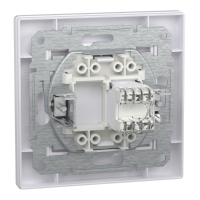 Компютърна розетка RJ45 сat6 UTP, бял ASFORA контакти и ключове