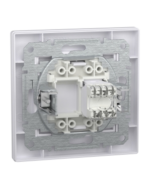 Компютърна розетка RJ45 сat6 UTP, бял ASFORA контакти и ключове