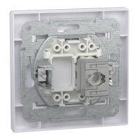 Единична информационна розетка RJ 45, кат.5e STP, Бял ASFORA контакти и ключове