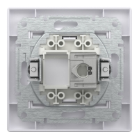 Единична информационна розетка RJ 45, кат.5e STP, Бял ASFORA контакти и ключове