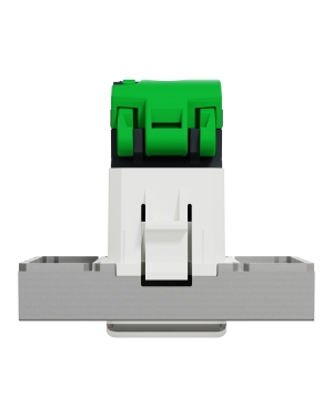 Розетка RJ45, кат. 6 UTP, 2 модула NEW UNICA контакти и ключове