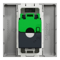 Розетка RJ45, кат. 6 UTP, 2 модула NEW UNICA контакти и ключове