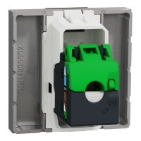 Розетка RJ45, кат. 6 UTP, 2 модула NEW UNICA контакти и ключове