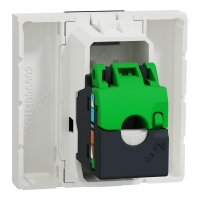 Розетка RJ45, кат. 5 STP, 2 модула NEW UNICA контакти и ключове