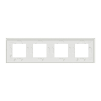Четворна рамка New Unica Deco, бял мат Четворна рамка New Unica Deco, бял мат NEW UNICA контакти и ключове