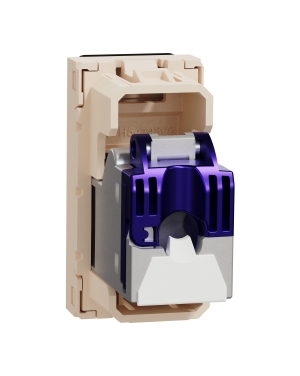 Единична розетка RJ45 Cat 6A FTP 1 модул NEW UNICA контакти и ключове