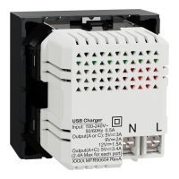 Двойно USB Quick Charge A+C 18W NEW UNICA контакти и ключове