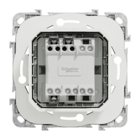 Ключ IP44 двумодулен, антрацит NEW UNICA контакти и ключове