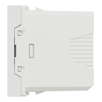 USB конектор 3.0, бял NEW UNICA контакти и ключове