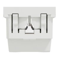 Контакт с детска защита, винт, антибакт., бял NEW UNICA контакти и ключове