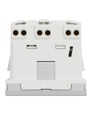New Unica, Двоен контакт Шуко с Детска защита, 2P+E, 16A 250V, безвинтово свързване - IP21 D, алуминий NEW UNICA контакти и ключове