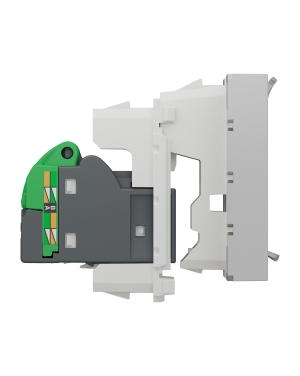 Розетка RJ45, кат. 6A FTP, 2 модула NEW UNICA контакти и ключове