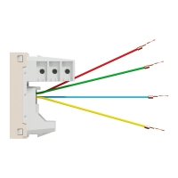 Розетка RJ12, 1 конектор, 1 модул NEW UNICA контакти и ключове