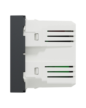 Двойно USB зарядно 2.0, A+C, антрацит NEW UNICA контакти и ключове
