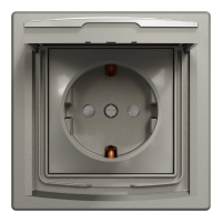 Kонтакт шуко със защита, 16A IP44, бронз Kонтакт шуко със защита, 16A IP44, бронз ASFORA контакти и ключове