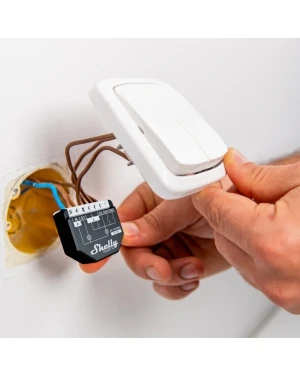 Микромодул Smart реле 2х On/Off 10A с мерител изисква неутрала Shelly Qubino Wave 2PM - 269015S