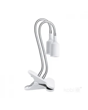 Настолна лампа KOBI PLANTY CLIP W DUO 2xE27 Бяла Kobi Design