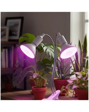 Настолна лампа KOBI PLANTY CLIP W DUO 2xE27 Бяла Kobi Design