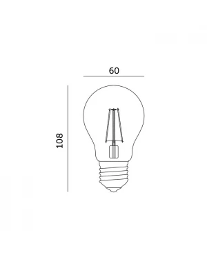 LED крушка за отглеждане на растения LED PLANTY FGS 8W E27 1200K