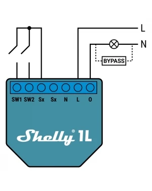 SMART Едноканално реле Shelly 1L