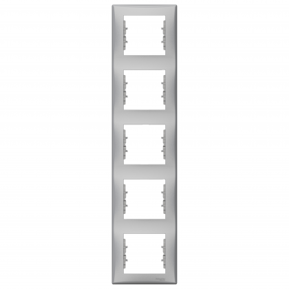 Декоративна рамка 5 елемента вертикална алуминий