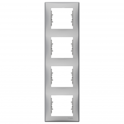 Декоративна рамка 4 елемента вертикална алуминий