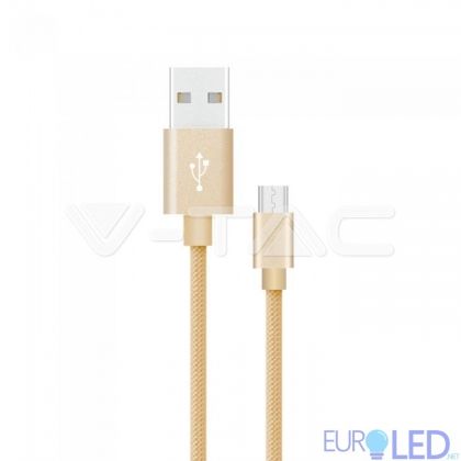 1 M Type C USB Кабел Злато - Platinum Серия
