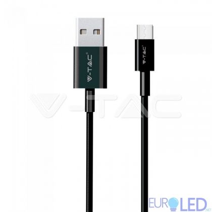 1 M Type C USB Кабел Черен - Silver Серия 