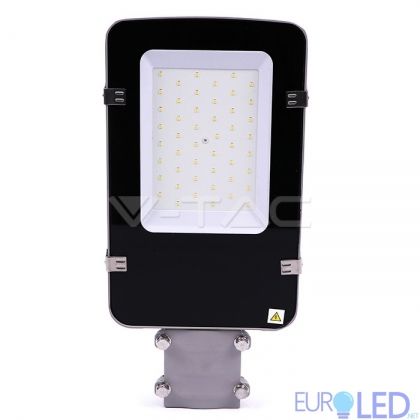 LED Улична Лампа SAMSUNG ЧИП - 30W Сиво Тяло 6400К