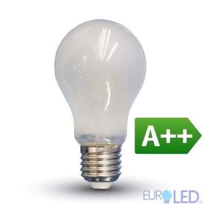 LED Крушка - 9W Filament E27 A67 A++ Матирано Покритие Топло Бяла Светлина
