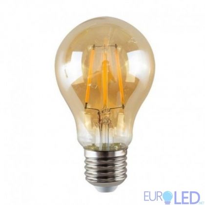 LED Крушка - 10W Filament E27 A67 Amber Топло Бяла Светлина