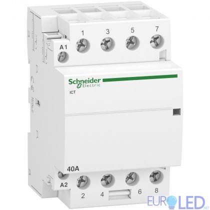 Инсталационен контактор Schneider 63A 4NC 220-240V AC 4P