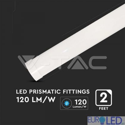 20W LED Линейно Тяло SAMSUNG ЧИП 60cм 6400K 120LM/WATT