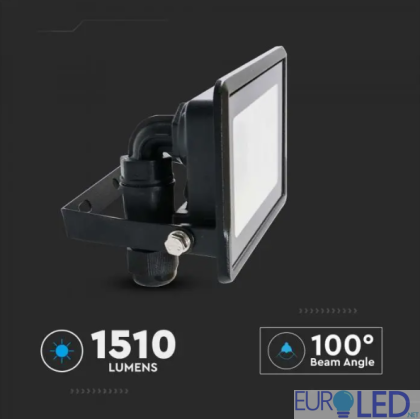 20W LED Прожектор SAMSUNG ЧИП Черно Тяло 6400К