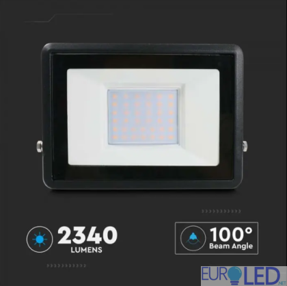 30W LED Прожектор SAMSUNG ЧИП Черно Тяло 4000К