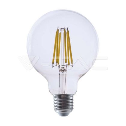 LED Крушка 4W Filament E27 G125 3000К