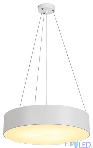 Renata, пендел, матово бяло, метална основа с пластмасов капак, E27 G45 3x MAX 10W, D45cm