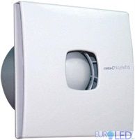 Вентилатор SILENTIS10 ф100мм, цвят Бял, 98м3/ч, 15W, 37dB комплект с клапа