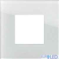 Рамка 2M, цвят Бяло стъкло, Modul Edge TEM