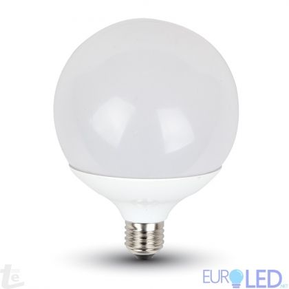 LED Крушка - 13W E27 G120 Глобус Термо Пластик 6000K