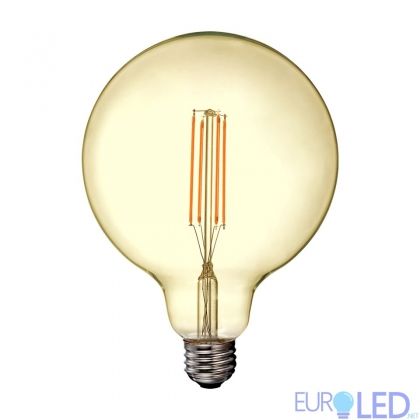 LED Крушка - 12.5W Filament E27 G125 Amber 2200K