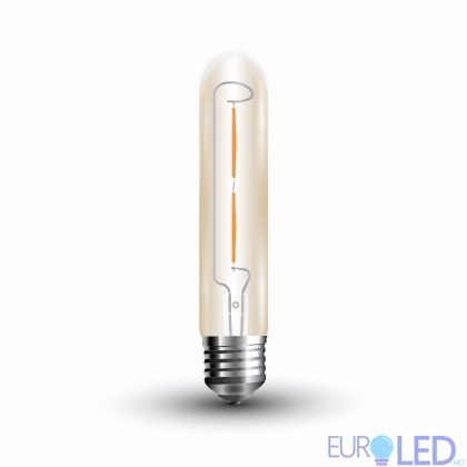 LED Крушка - 2W T30 E27 Filament Amber Покритие 2200K